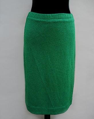 70S SEARS 
’IT GIRL’ KNIT SKIRT GREEN